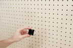 Magnetic knife rack for pegboard - Aire