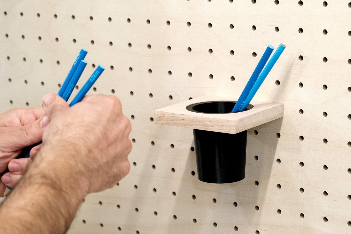 Pot à crayons suspendu pour Pegboard - Accessoires - Aire - A51-17 - 4