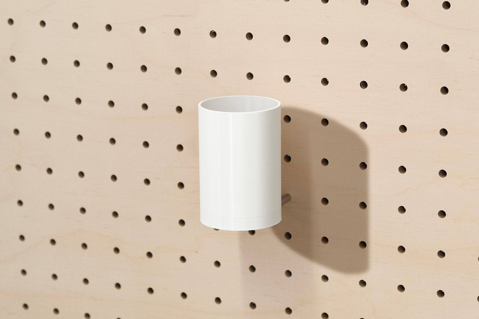 Pot à stylos flottant pour Pegboard - Design minimaliste - Quark