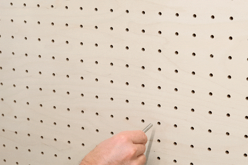 Pot à stylos flottant pour Pegboard - Design minimaliste - Quark