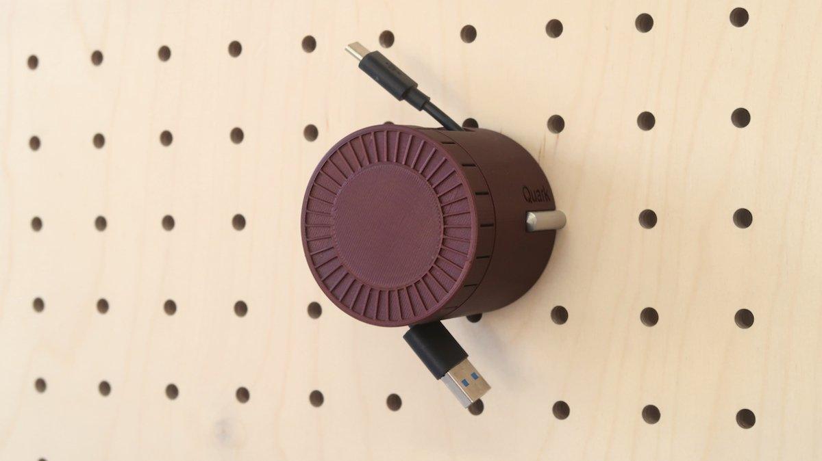 Roule - câble téléphone - Enrouleur de câble pour Pegboard - Accessoires - Aire - A90-17 - 4