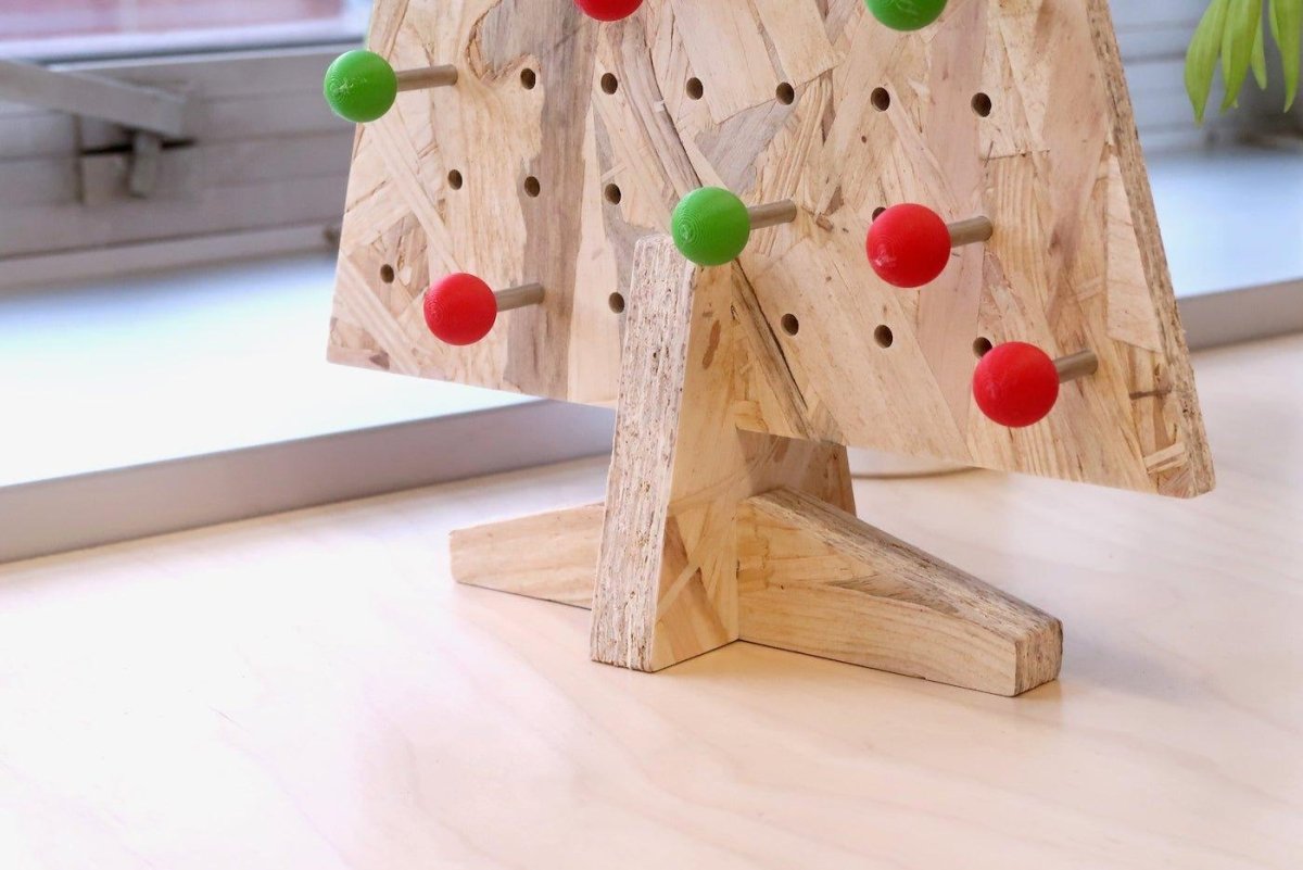 Sapin de Noël en bois écologique et durable - Aire - SAP1-K1 - 10
