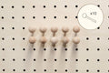 Tourillons en bois pour Pegboard avec billes en bois tournées - Accessoires - Aire - A59-1 - 7