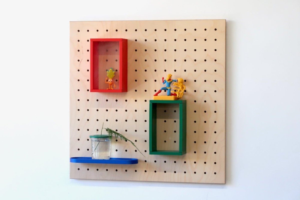 Vitrine produits pour Pegboard - Présentoir produits sur panneau perforé - Accessoires - Aire - A148-17 - 7